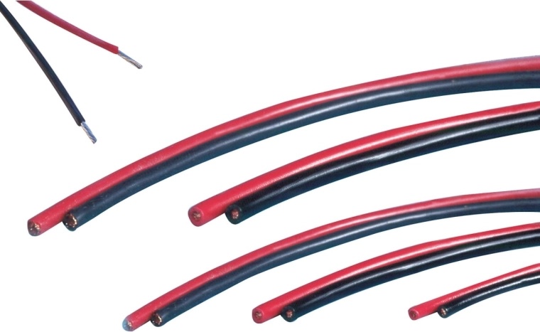 Siliconen draad met isolatie JAMARA 0,75 mm² zwart, 100 m