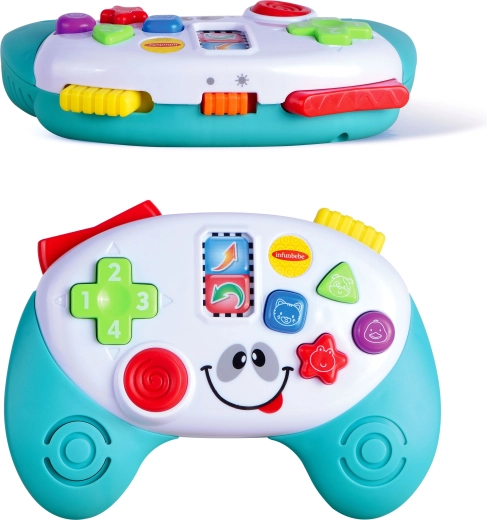 Gamecontroller met licht- en geluidseffecten