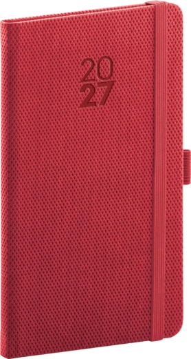 Notique zakagenda Diamante 2027 rood 9 × 15,5 cm
