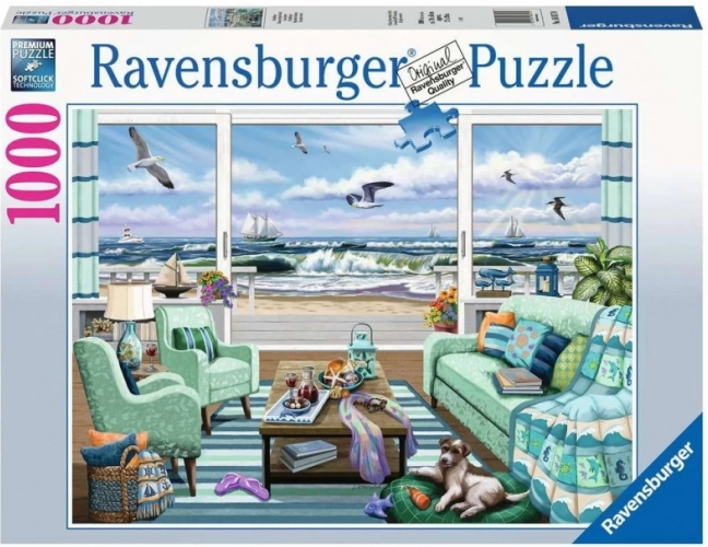 Puzzel 1000 stukjes Stranduitje