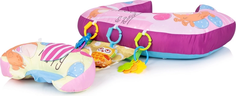multifunctioneel babykussen 5-in-1 roze