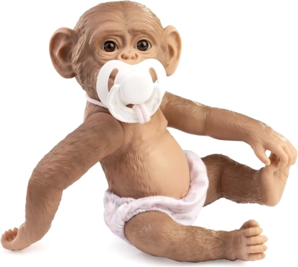 Guca Reborn baby-aapje met volledig vinyl lichaam 25 cm