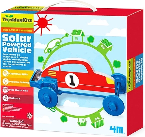 Zonne-energie raceauto voor kinderen 8+