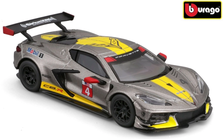 Bburago Chevrolet Corvette C8.R racemodel 2020 in schaal 1:43