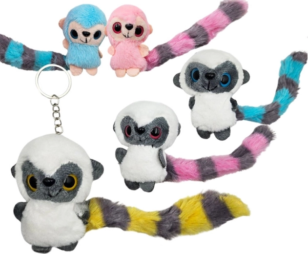 Pluchen wasbeer-hanger 18 cm