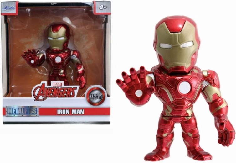 Metalen Iron Man-figuur 10 cm