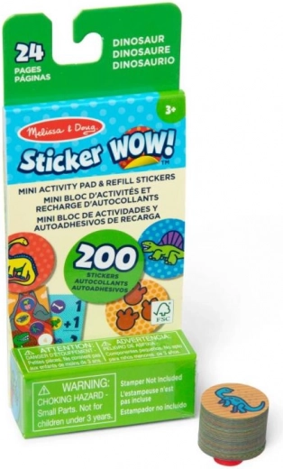 Sticker navullingen DINOSAURS voor MELISSA & DOUG Sticker WOW!