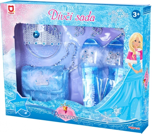 Set prinses Winterkoninkrijk met handtas en schoentjes