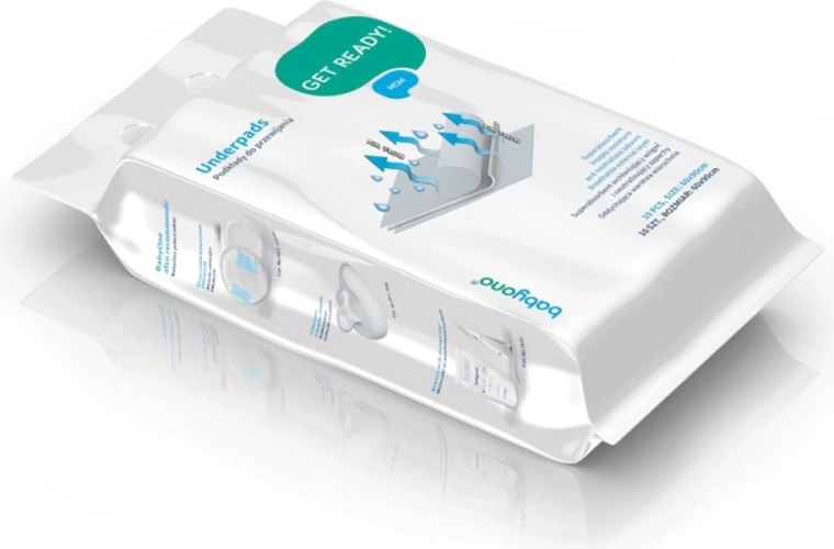 Hygiënische onderlagen Baby Ono 60 × 90 cm, 10 stuks