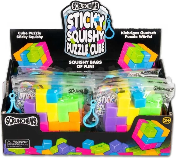 Knijpbare puzzelkubus
