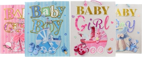 Cadeautas voor de geboorte van een baby