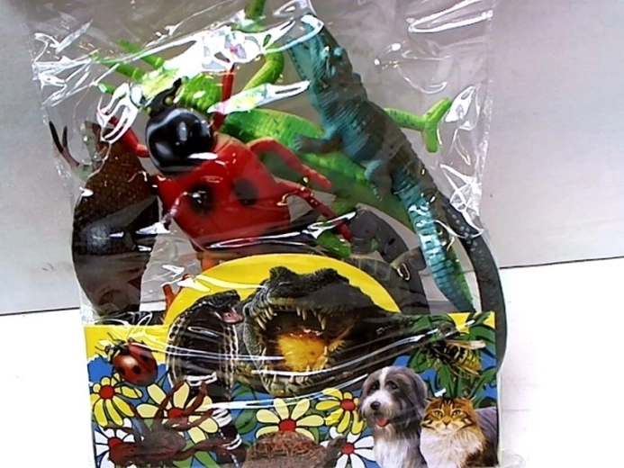 Exotische dieren – set van 6 figuurtjes