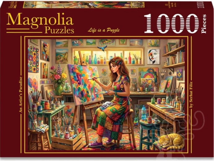 Magnolia puzzel Kunstenaarsparadijs 1000 stukjes