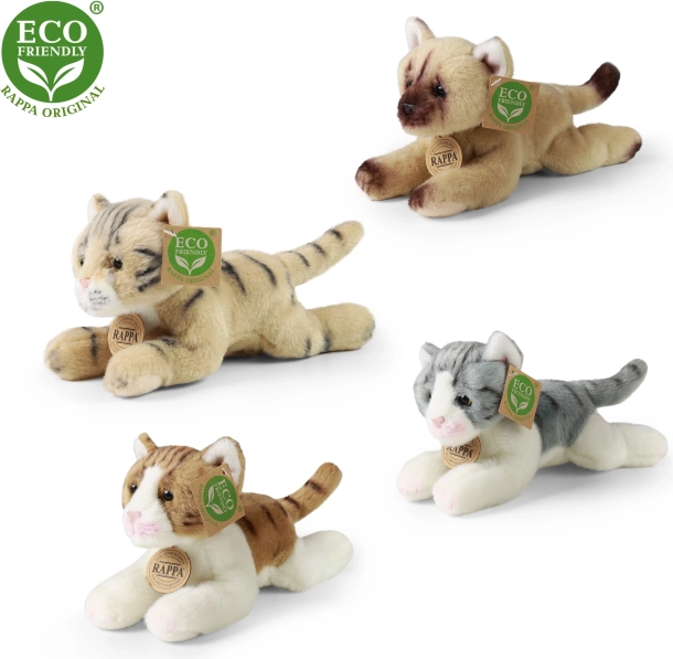 Pluche kat 18 cm ecologisch