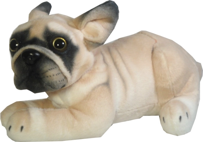 Pluchen hond bulldog 26 cm - 1 stuk