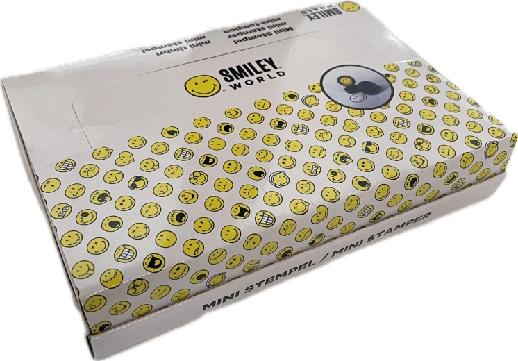 Smiley World mini zelfinktende stempels (24 stuks)
