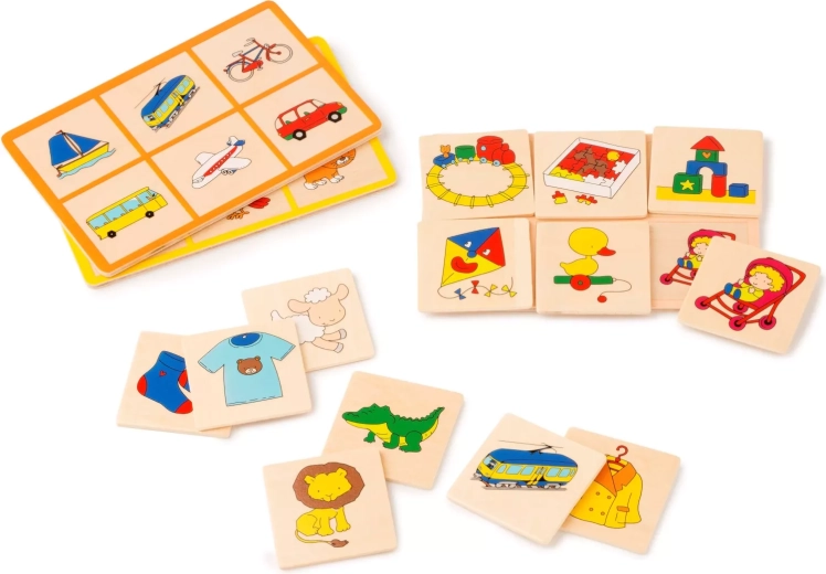 Toys for life bingo-spel voor woordenschat