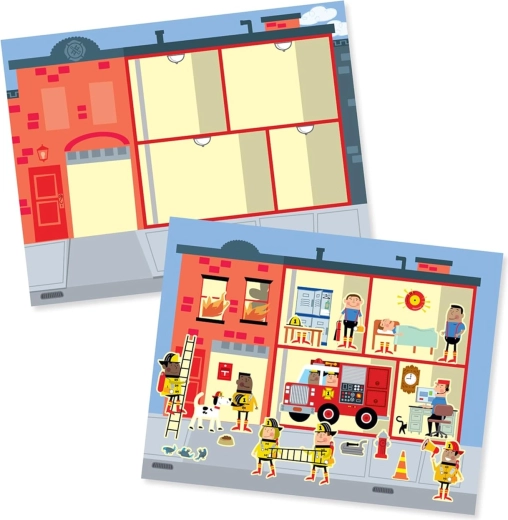 Stickerboek Mijn Stad – herbruikbare stickers MELISSA & DOUG