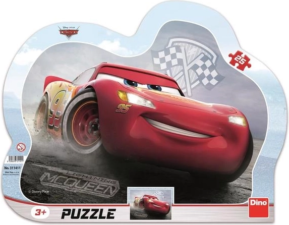 Dino Puzzel Cars 3: Bliksem McQueen - 25 stukjes