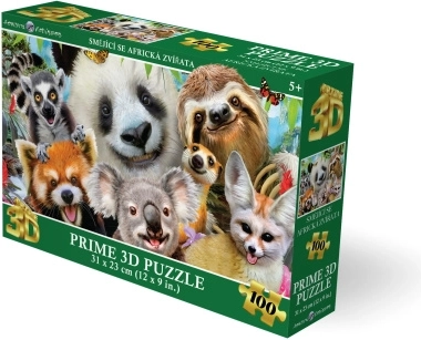 3D-puzzel Lachende Afrikaanse Dieren