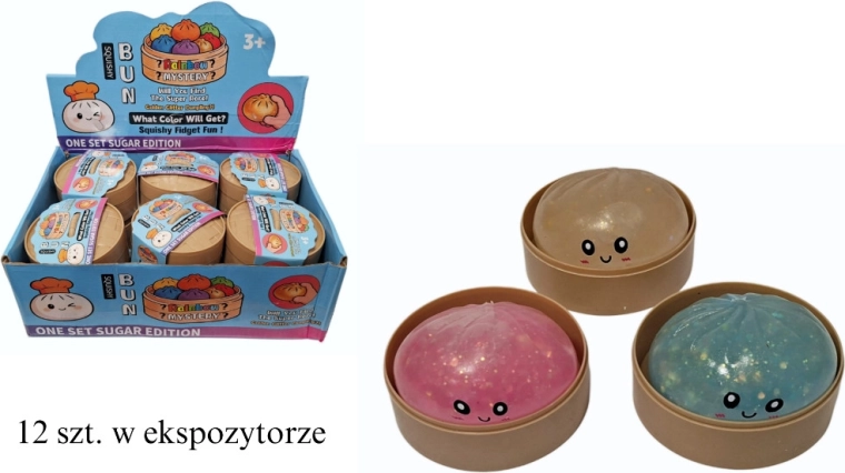 Lichtgevende antistress knijp-dumpling