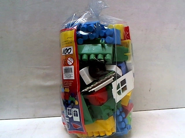 Plastic bouwblokjes 100 stuks