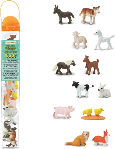 Safari Ltd. Toobs koker boerderijdieren-jongen