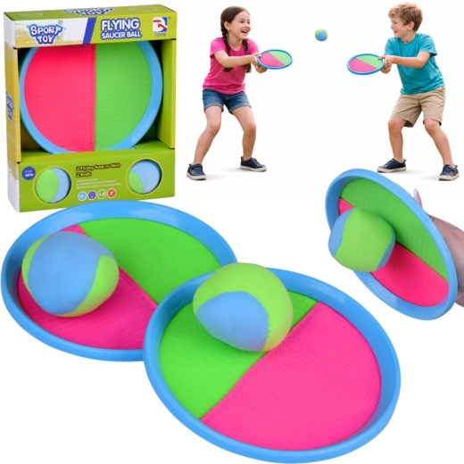 CatchBall-klittenbanddoelen met ballen - 4 stuks