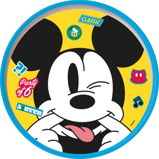 Kunststof bord MICKEY met antislip bodem 19,5 cm