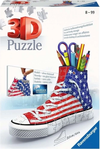 RAVENSBURGER 3D-puzzel Sneaker (Amerikaans) 108 stukjes