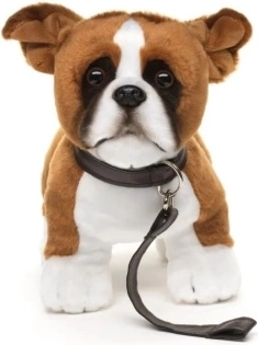 Pluchen boxer met riem 24 cm
