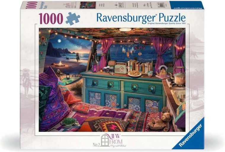 Ravensburger puzzel View From My Window 2: campervan 1000 stukjes