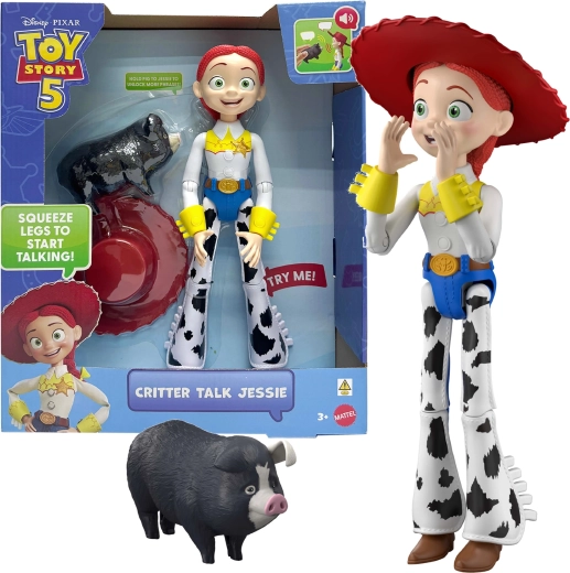 Mattel Disney Toy Story Jessie interactieve figuur 30 cm met diertje