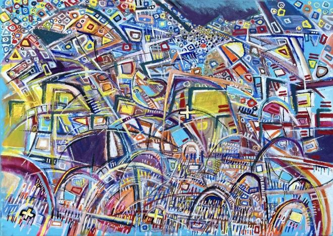 Enjoy puzzel Spanning in curves 1000 stukjes