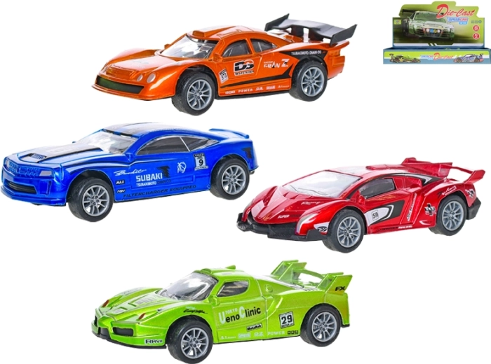 Metalen racemodelauto 1:36 met pull-back mechanisme