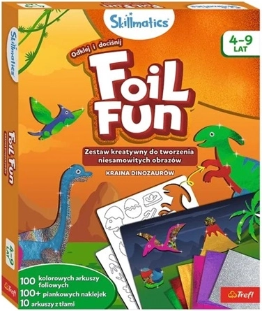 Skillmatics Foil Fun dinosauruslandschap – creatieve set met folie