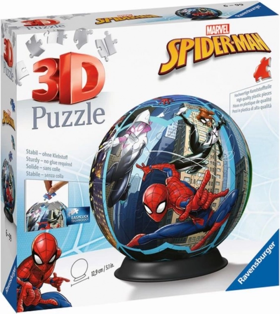 Ravensburger 3D-puzzelbal SPIDERMAN 73 stukjes