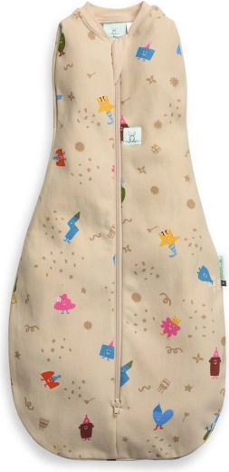Ergopouch inbakerdoek en slaapzak 2-in-1 Cocoon Birthday Blobs, 6–12 maanden, 8–10 kg, 1 TOG