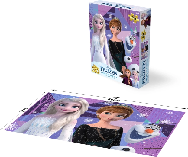 3D-puzzel Disney Frozen – Elsa en Anna, 200 stukjes