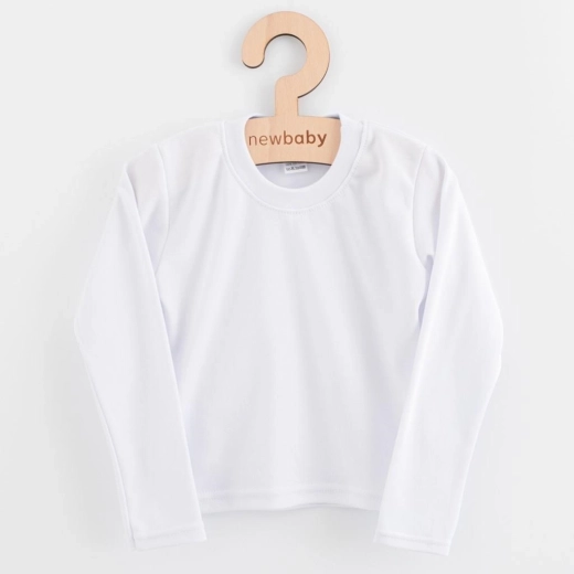 Kinderkatoenen T-shirt met lange mouwen NEW BABY (maat 104, 3–4 jaar)