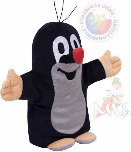 Moravská ústředna pratende pluchen handpop Molletje 20 cm - 1 stuk