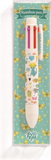 Regenboog zes-kleuren pen Djeco Elodie