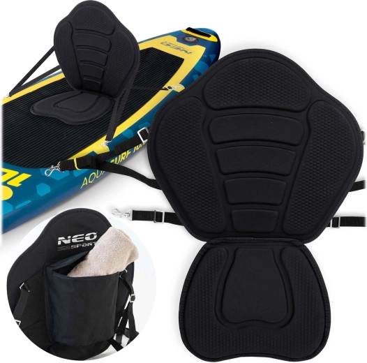 Schuimzitje voor SUP-paddleboard – zwart
