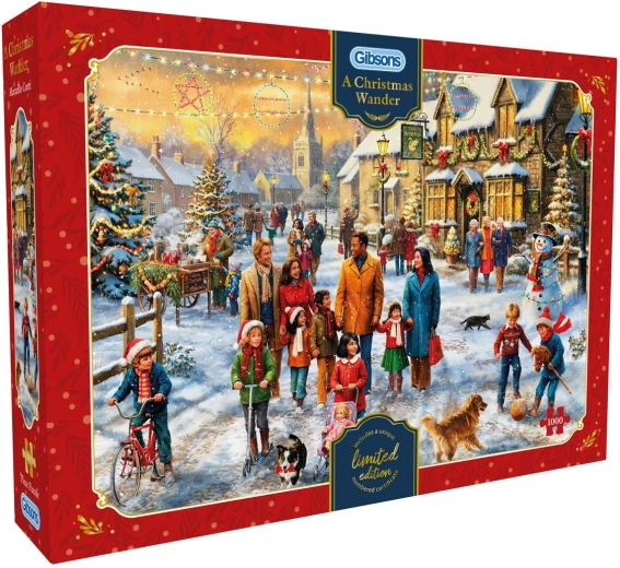 Gibsons puzzel Kerstwandeling 1000 stukjes
