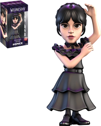 Minix verzamel­figuur Wednesday Addams in baljurk - 1 stuk