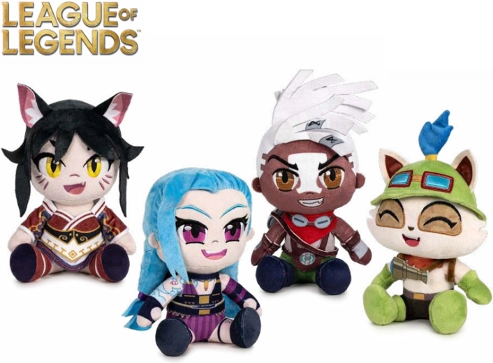 Pluchen figuurtjes League of Legends 24 cm – Ahri, Jinx, Teemo, Ekko