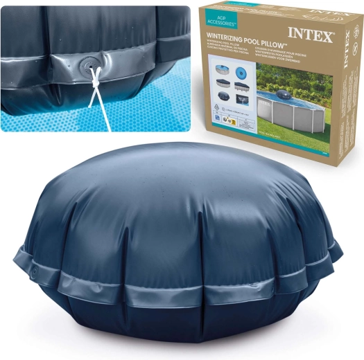 Intex winterluchtkussen onder afdekzeil voor zwembad