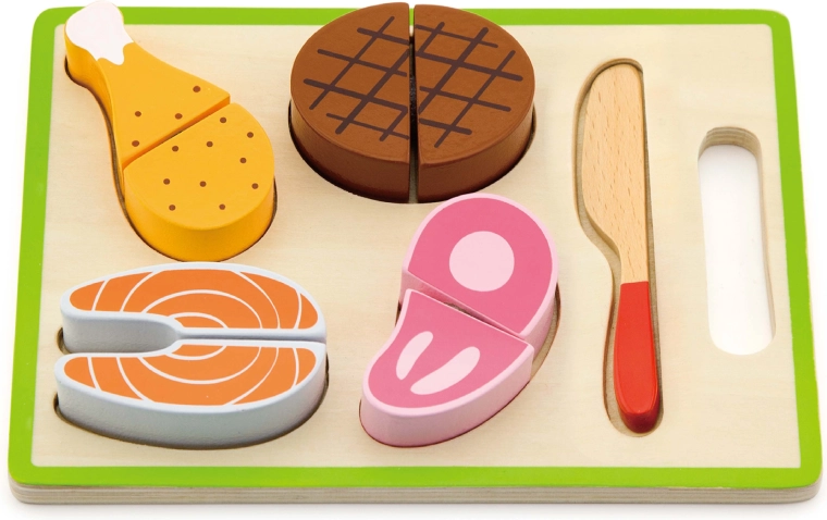 Babu houten voedselpuzzel