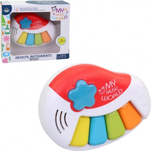 Elektronische piano op batterijen