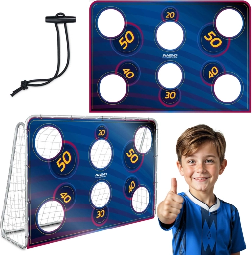 Neo-Sport doelschietdoek voor voetbaldoel 215 × 150 cm
